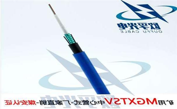 贵港市欧孚MGXTSV-8B1 矿用单模阻燃光缆G652D纤芯煤安证书